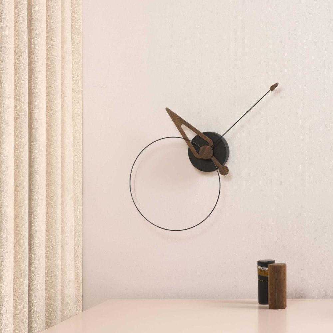Nomon pico wall clock walnut black g3 v1699194747