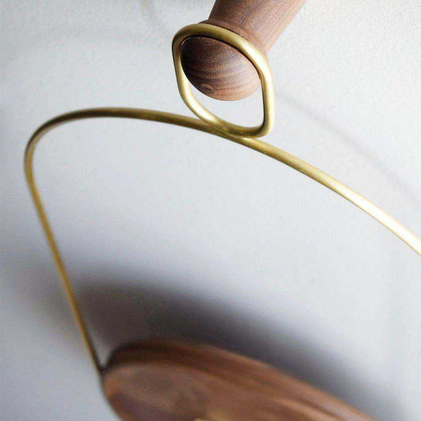 Nomon eslabon wall clock walnut brass g2 v1699194619