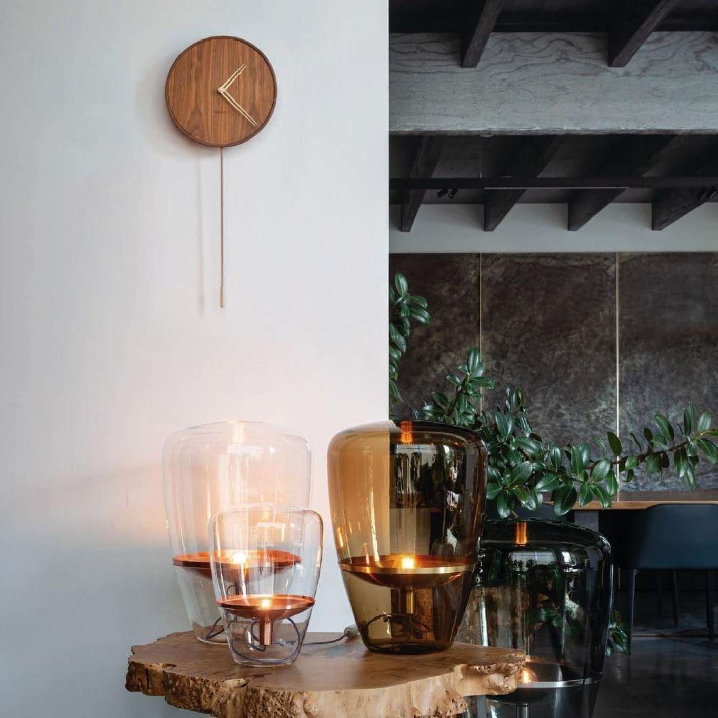 Nomon swing g wall clock brass g2 v1699194612