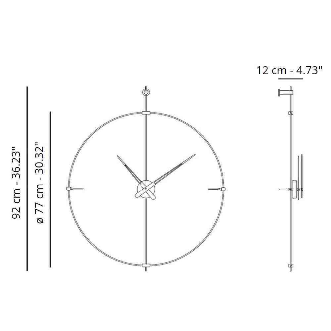 Nomon mini bilbao wall clock g2 v1699194566