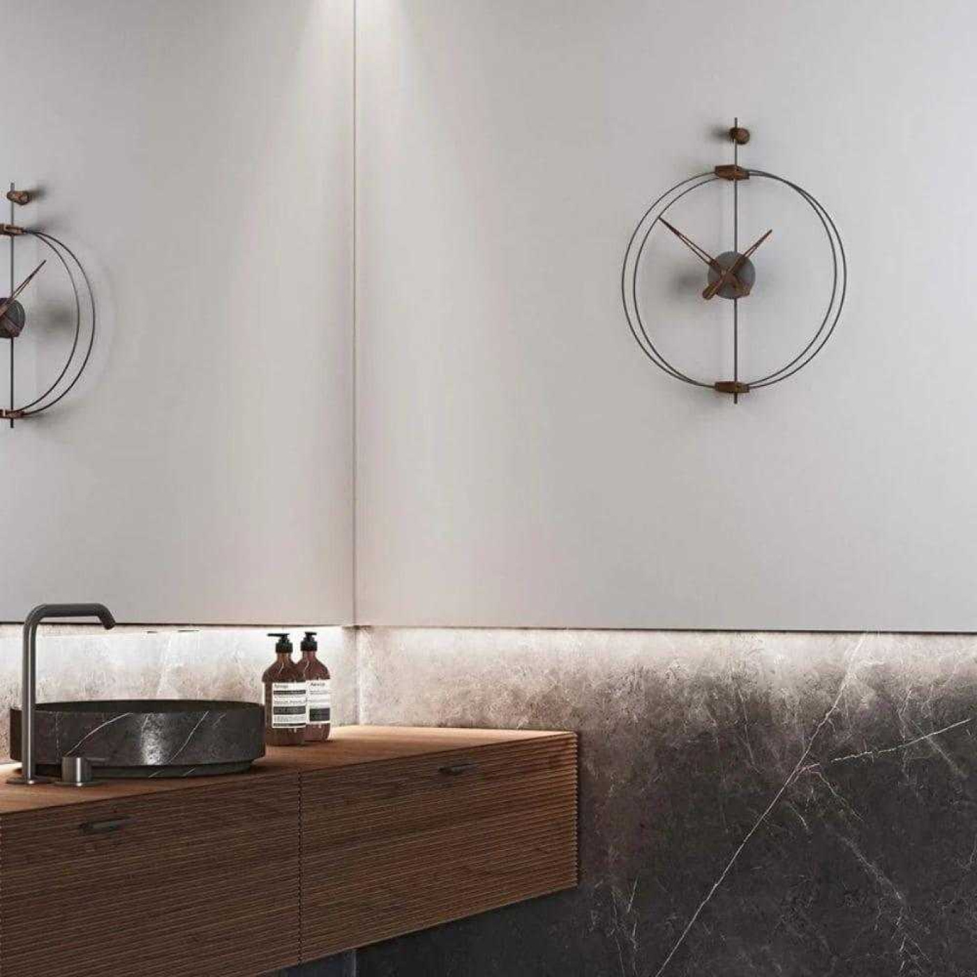 Nomon micro barcelona wall clock graphite g2 v1699194566