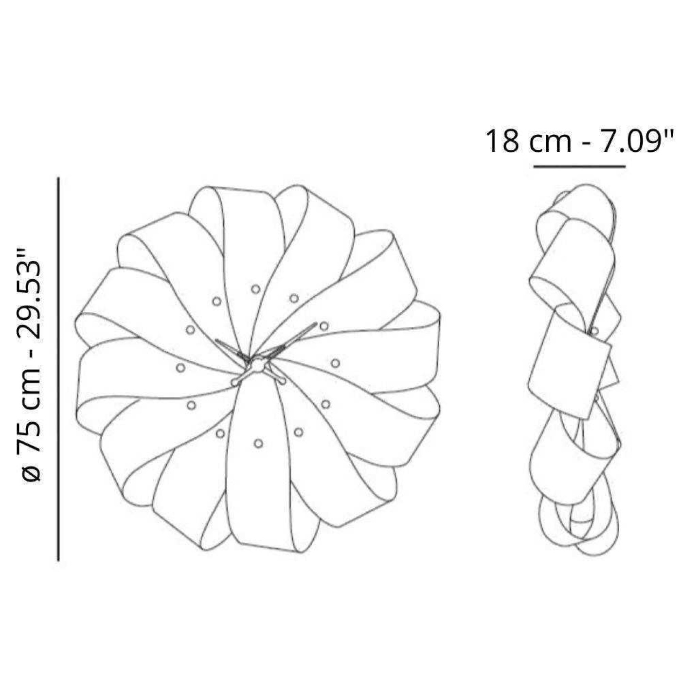 Nomon brisa xl mixto wall clock walnut v1699194553