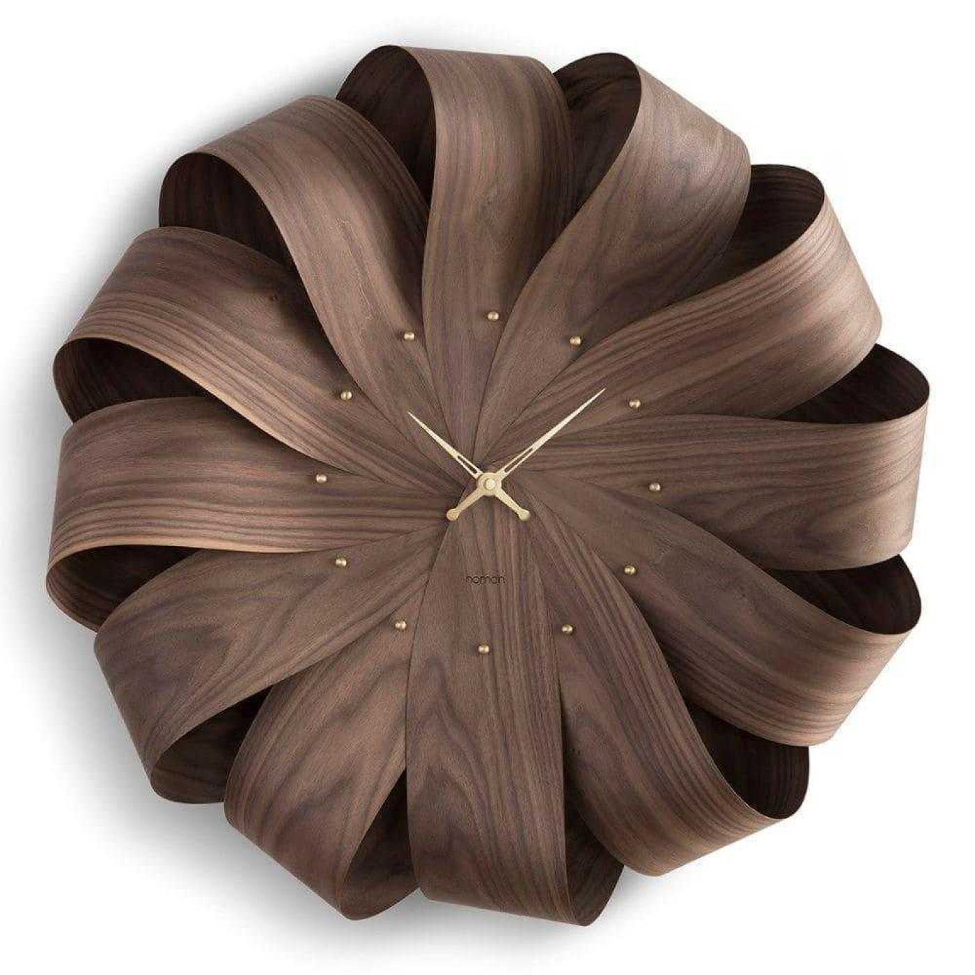 Nomon brisa xl walnut wall clock walnut v1699194552