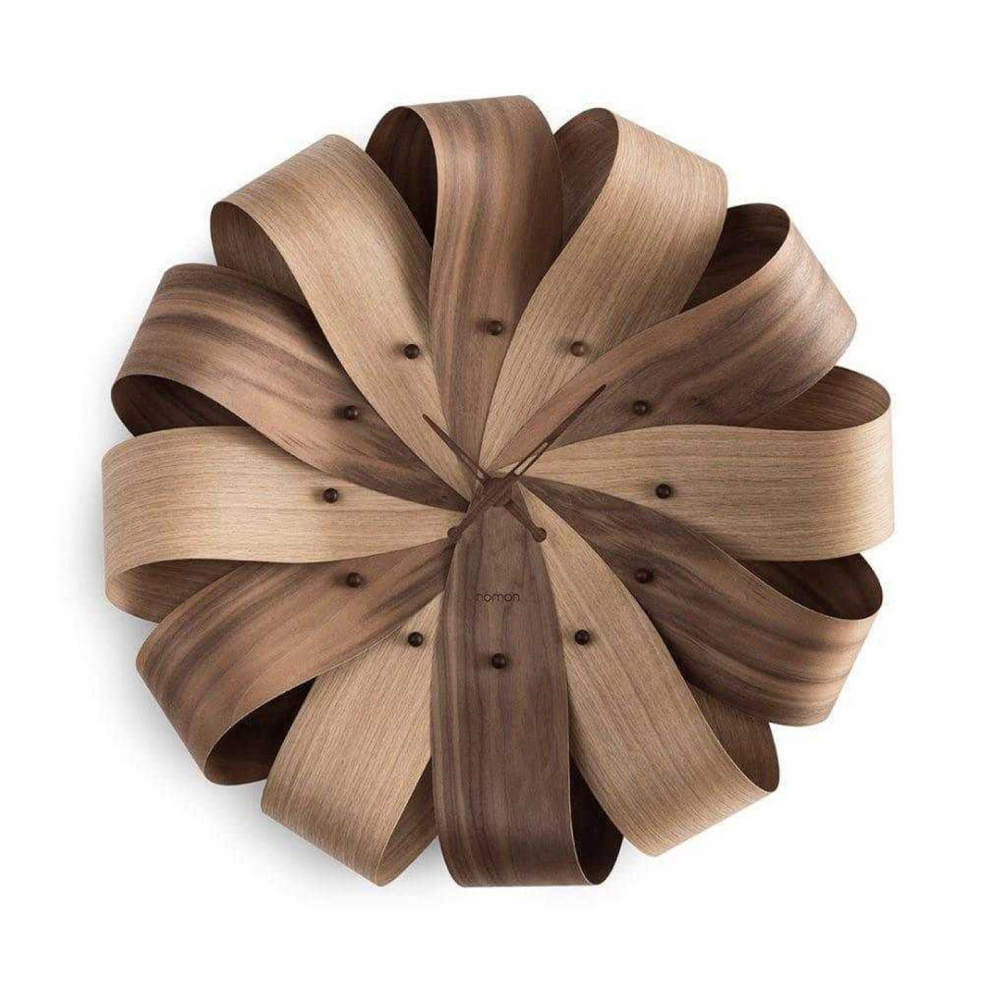 Nomon brisa mixto wall clock walnut v1699194552