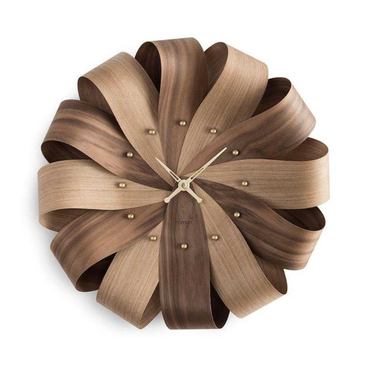 Nomon brisa mixto wall clock walnut v1699194552