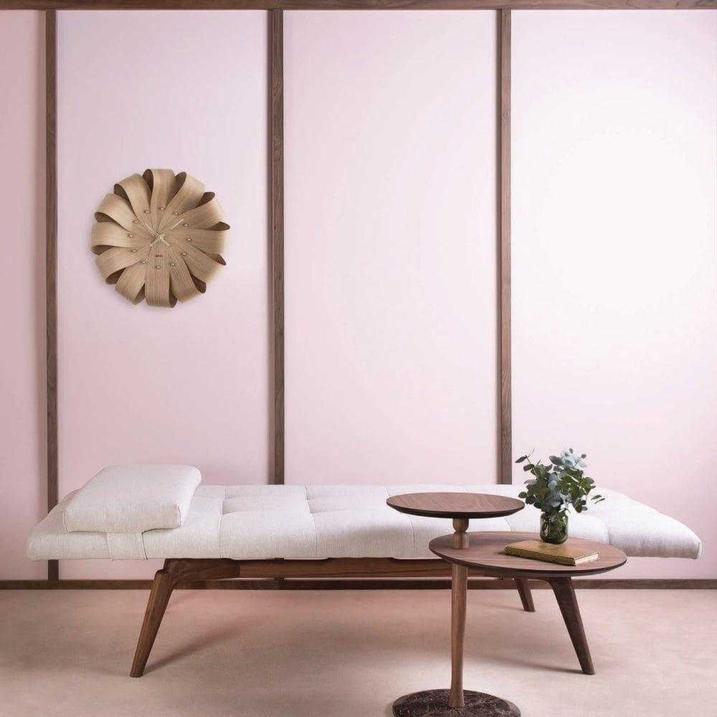 Nomon brisa oak wall clock brass g3 v1699194527