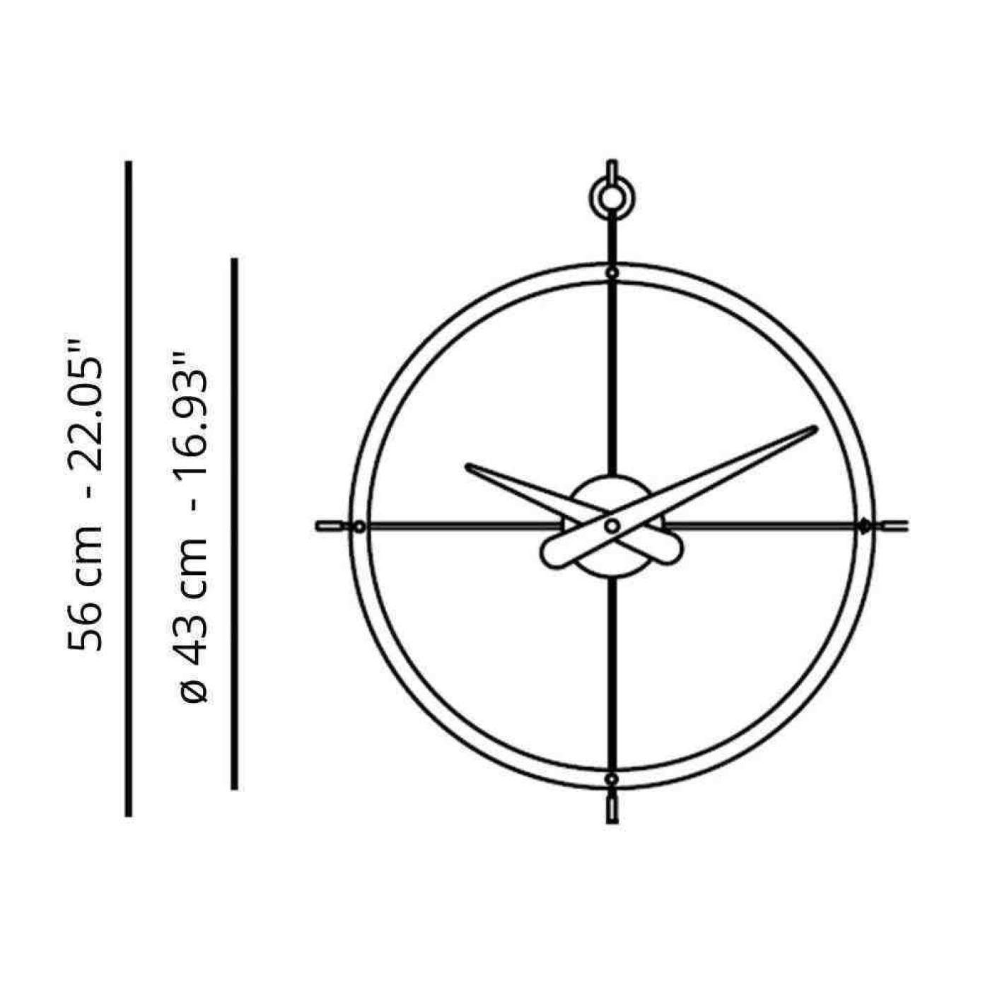 Nomon 2puntos premium wall clock g3 v1699194480