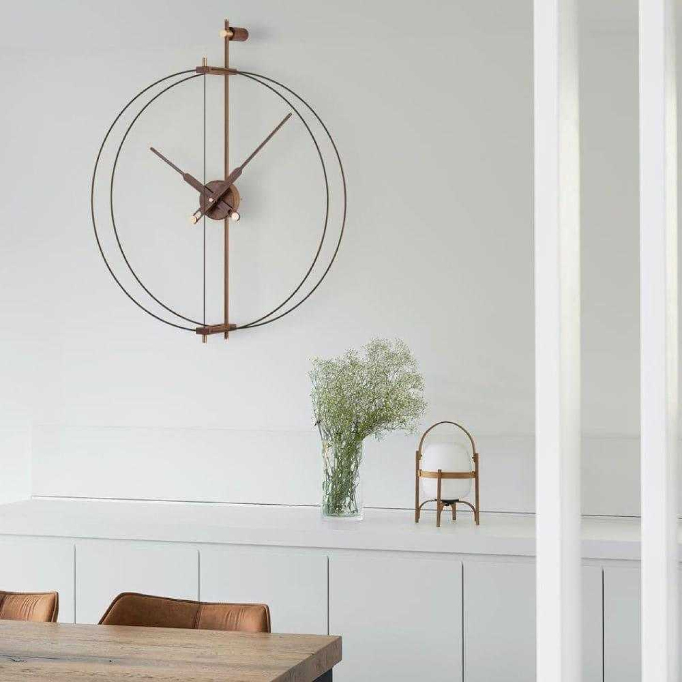 Nomon mini barcelona premium wall clock brass g1 v1699194492