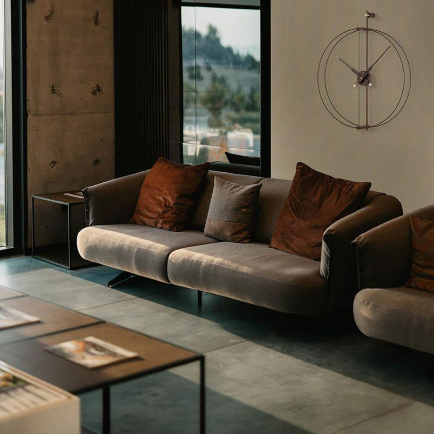 Nomon mini barcelona premium wall clock brass g1 v1699194492