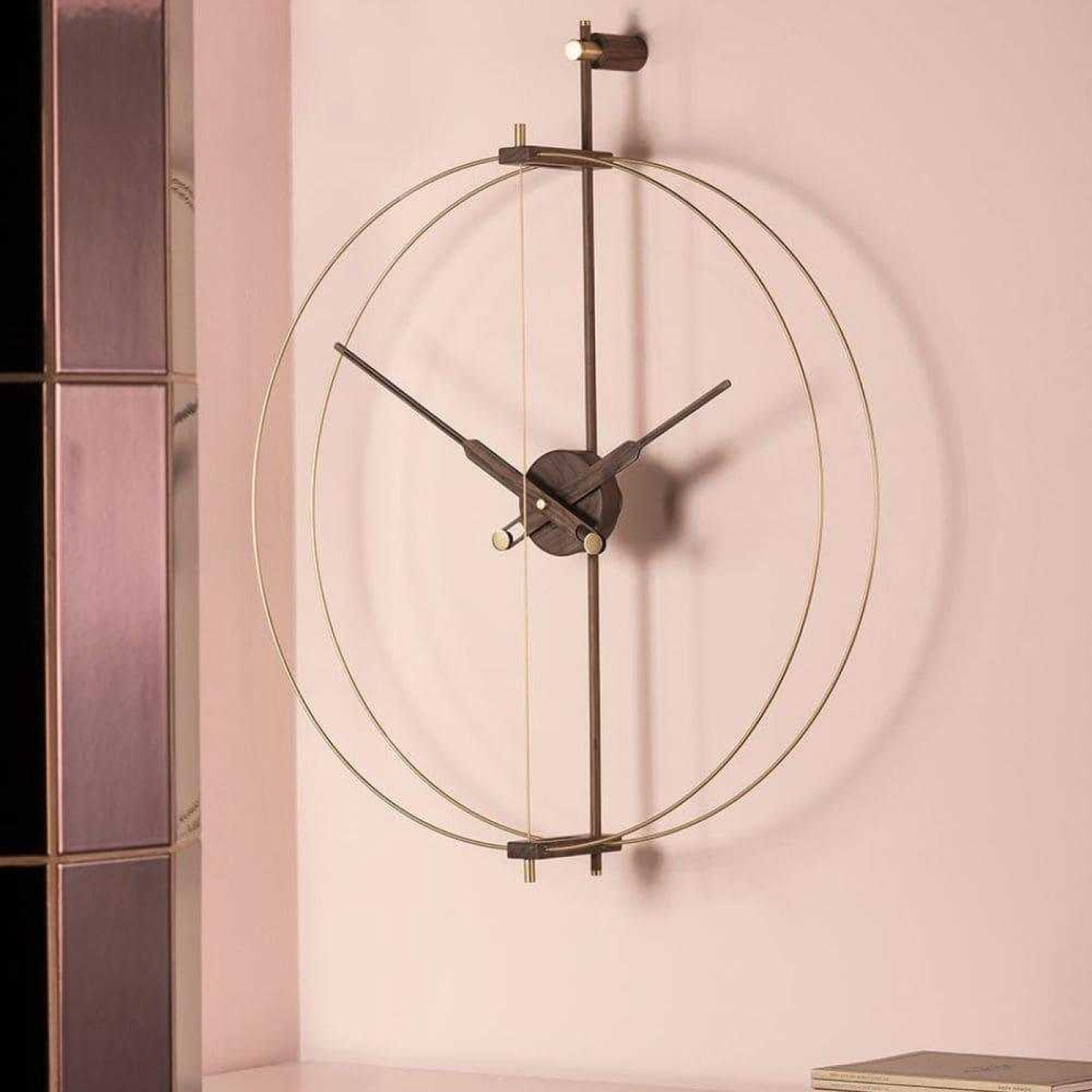 Nomon mini barcelona premium wall clock brass g1 v1699194492