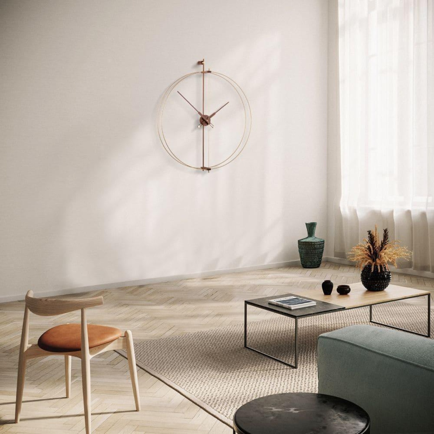 Nomon barcelona premium wall clock black g2 v1699194486