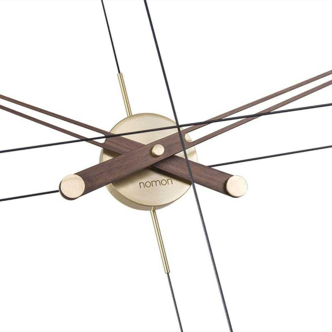 Nomon delmori g wall clock black walnut g2 v1699194436