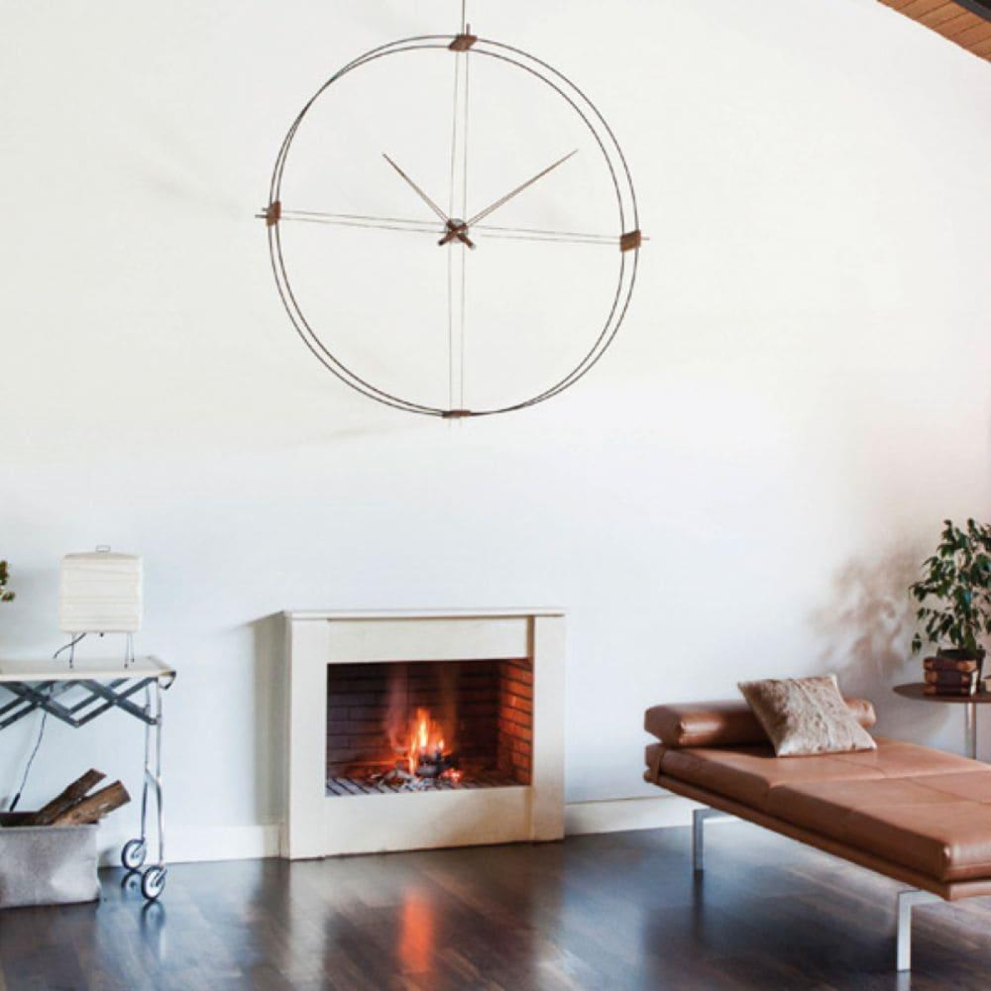 Nomon delmori g wall clock black walnut g2 v1699194436