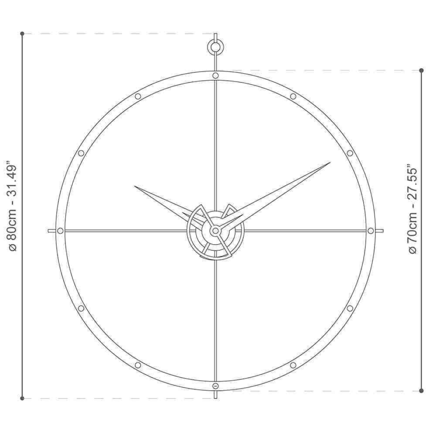 Nomon doble o wall clock buy now on shopdecor 8 v1699246100