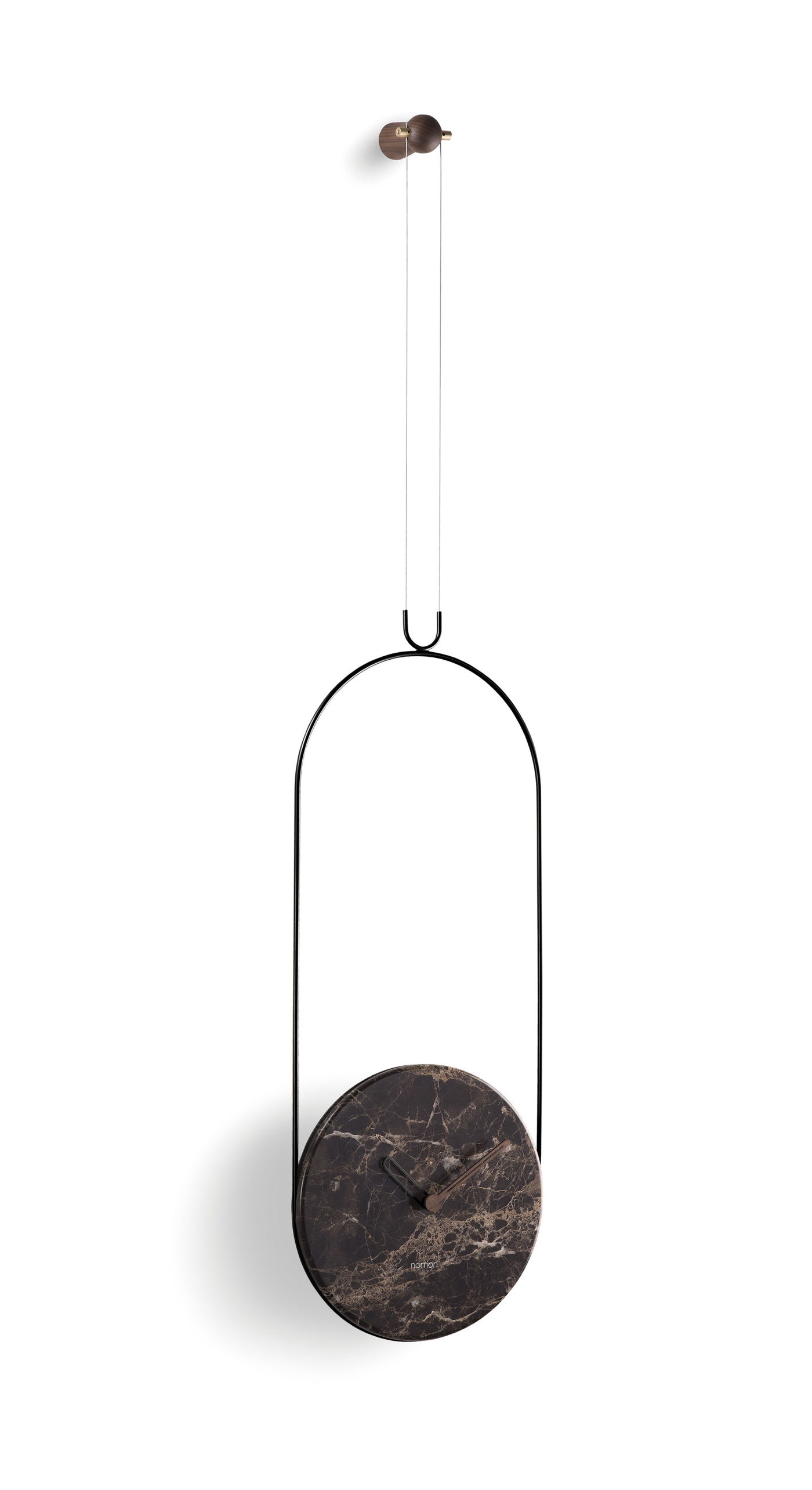 Nomon colgante wall clock black calacatta v1699194633