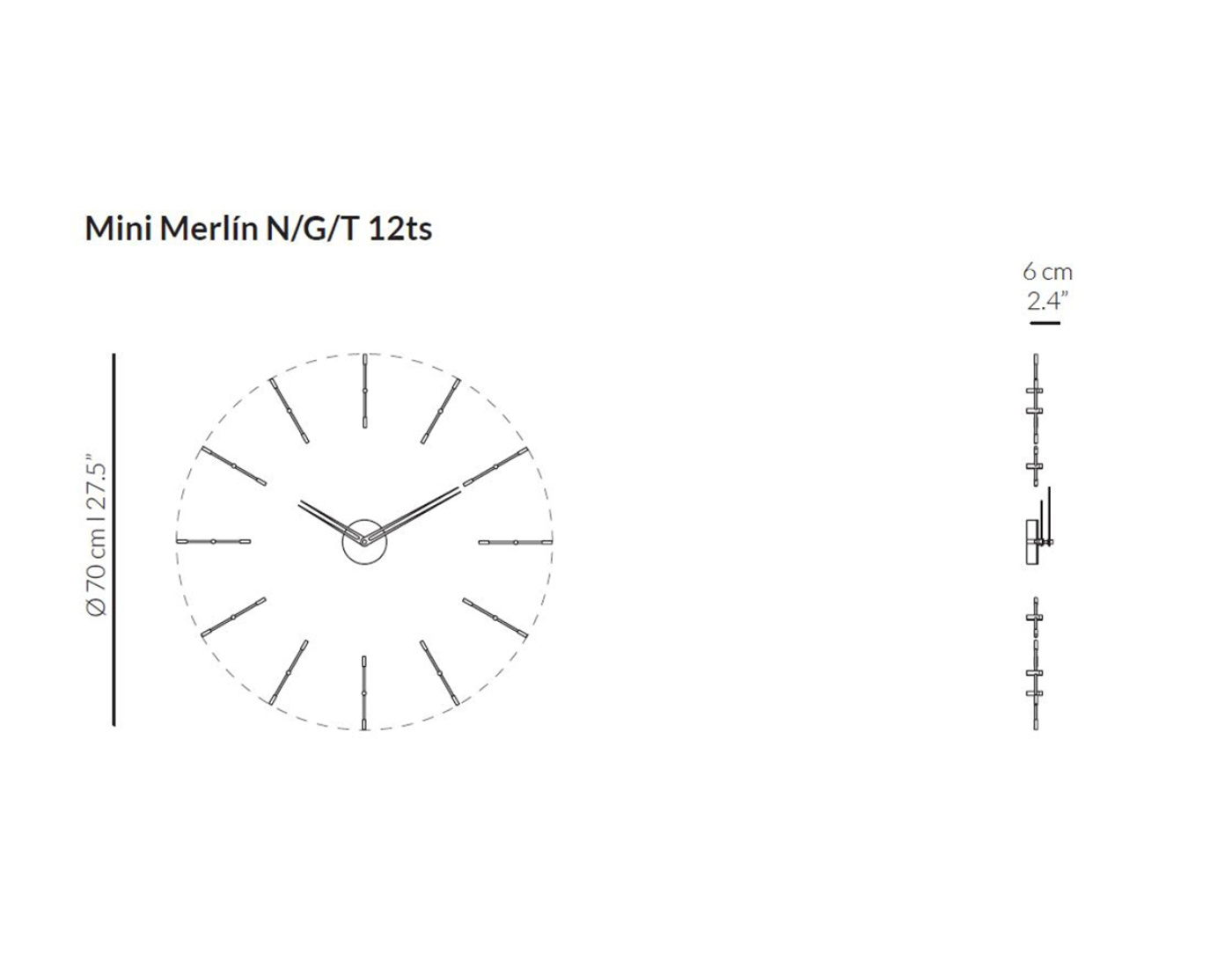 Nomon mini merlin t 12t wall clock g1 v1699194686
