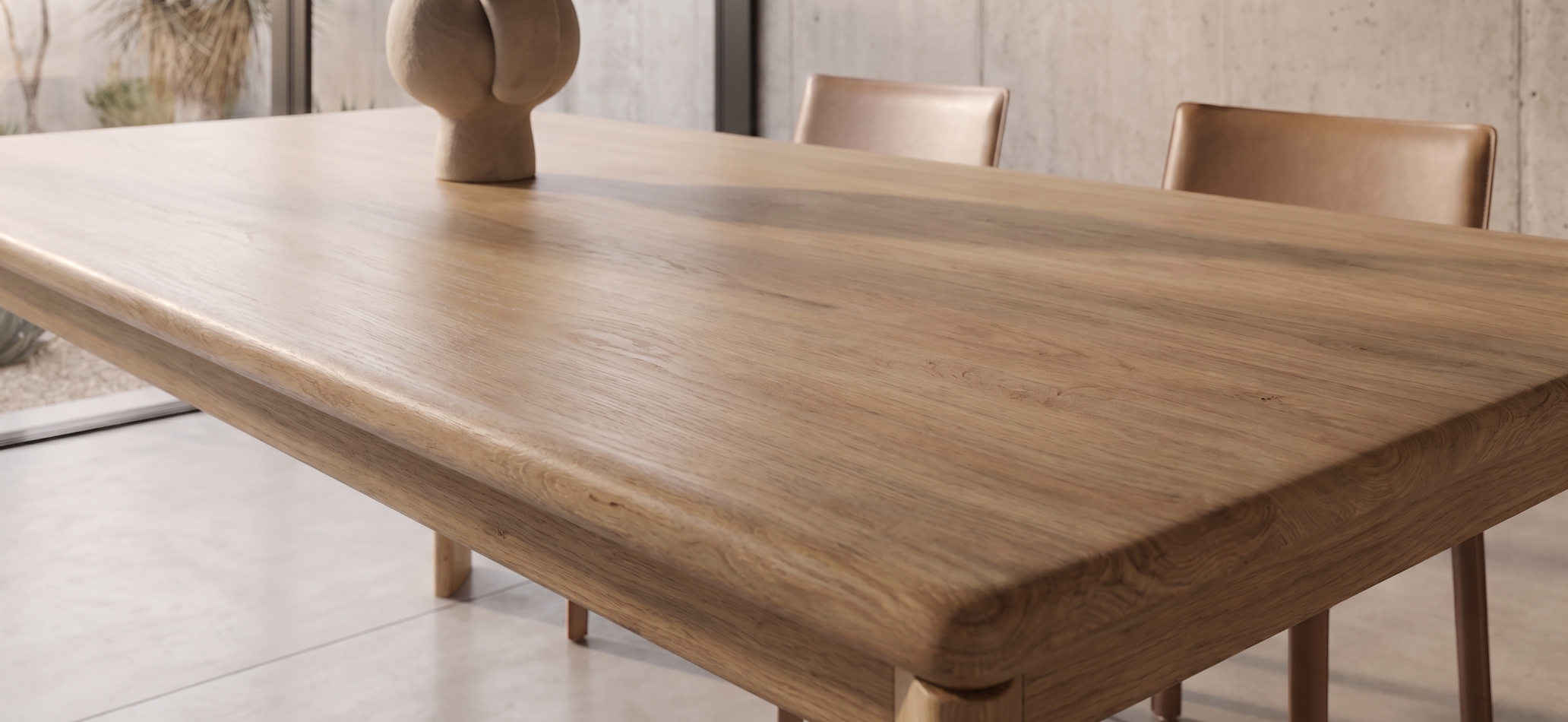 Harvey Dining Table American Oak Styled