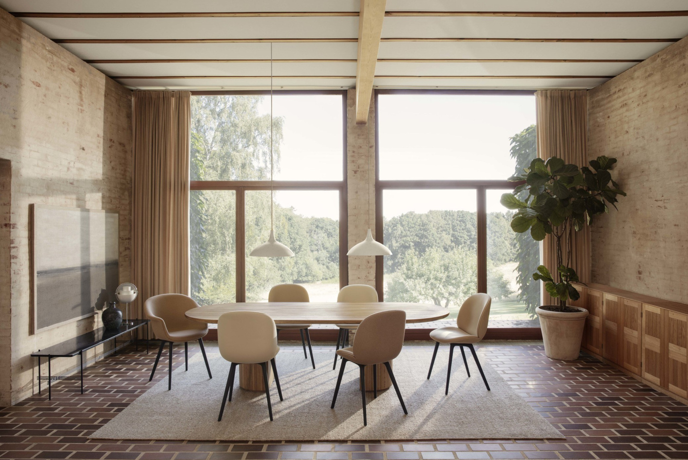 Beetle Bat Capsule Collection 9602 Floor Lamp Flaneur Sofa Beetle Dining Chair Grashoppa Floor Lamp Bat Dining Chair Moon Dining Table Semi Pendant