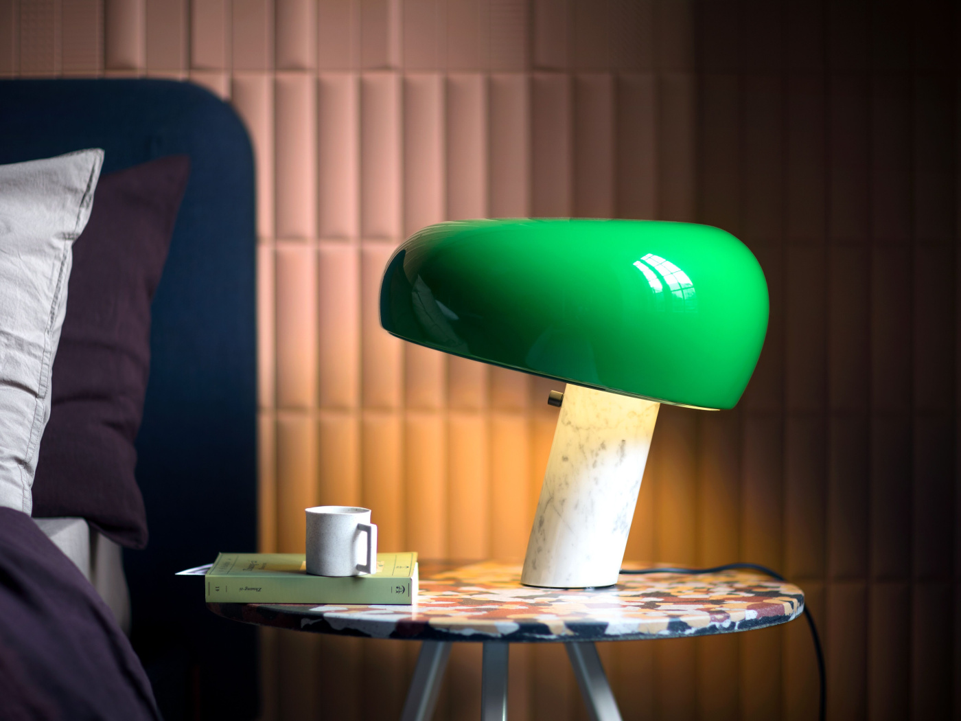 Snoopy green table castiglioni flos 01
