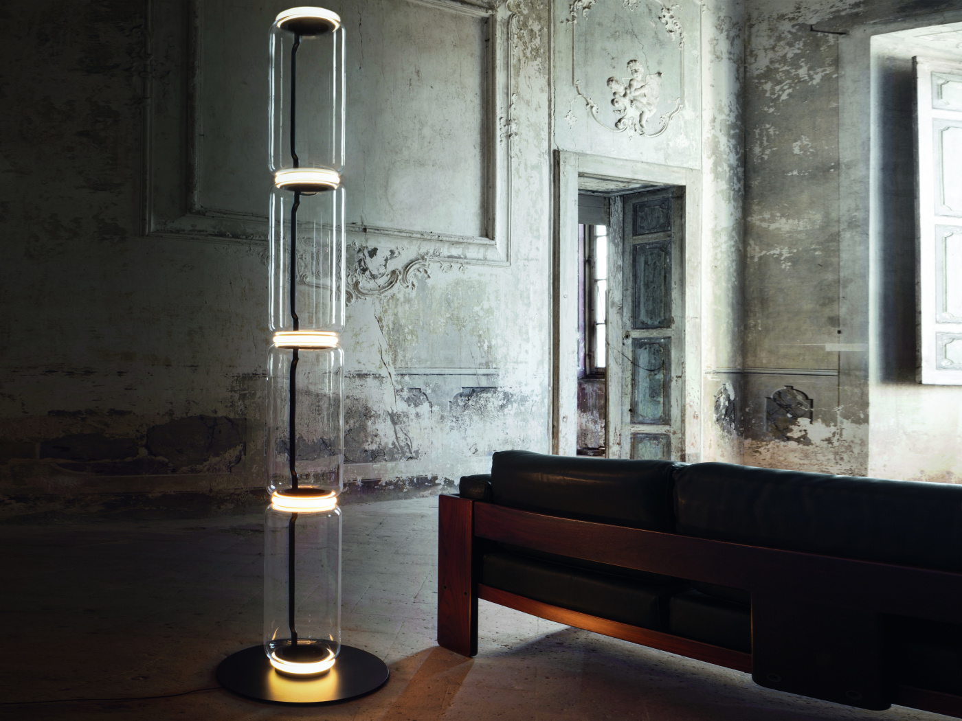 Noctambule f 4highcylinders black floor grcic flos 01