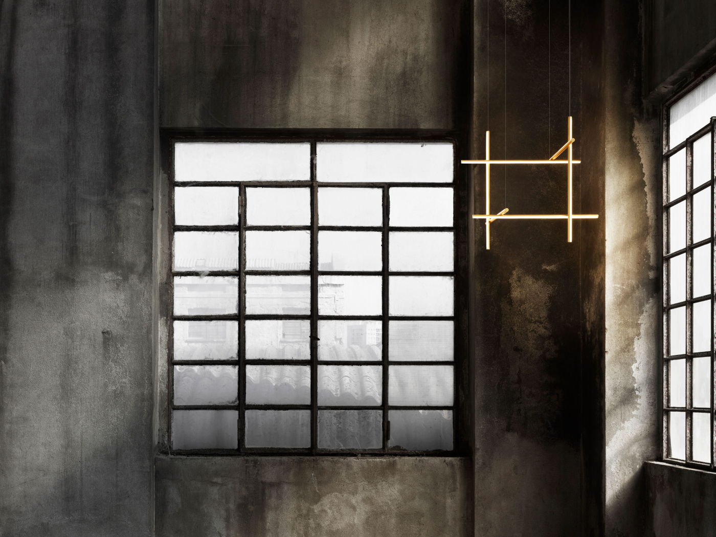 Coordinates suspension 3 champagne anastassiades flos 01