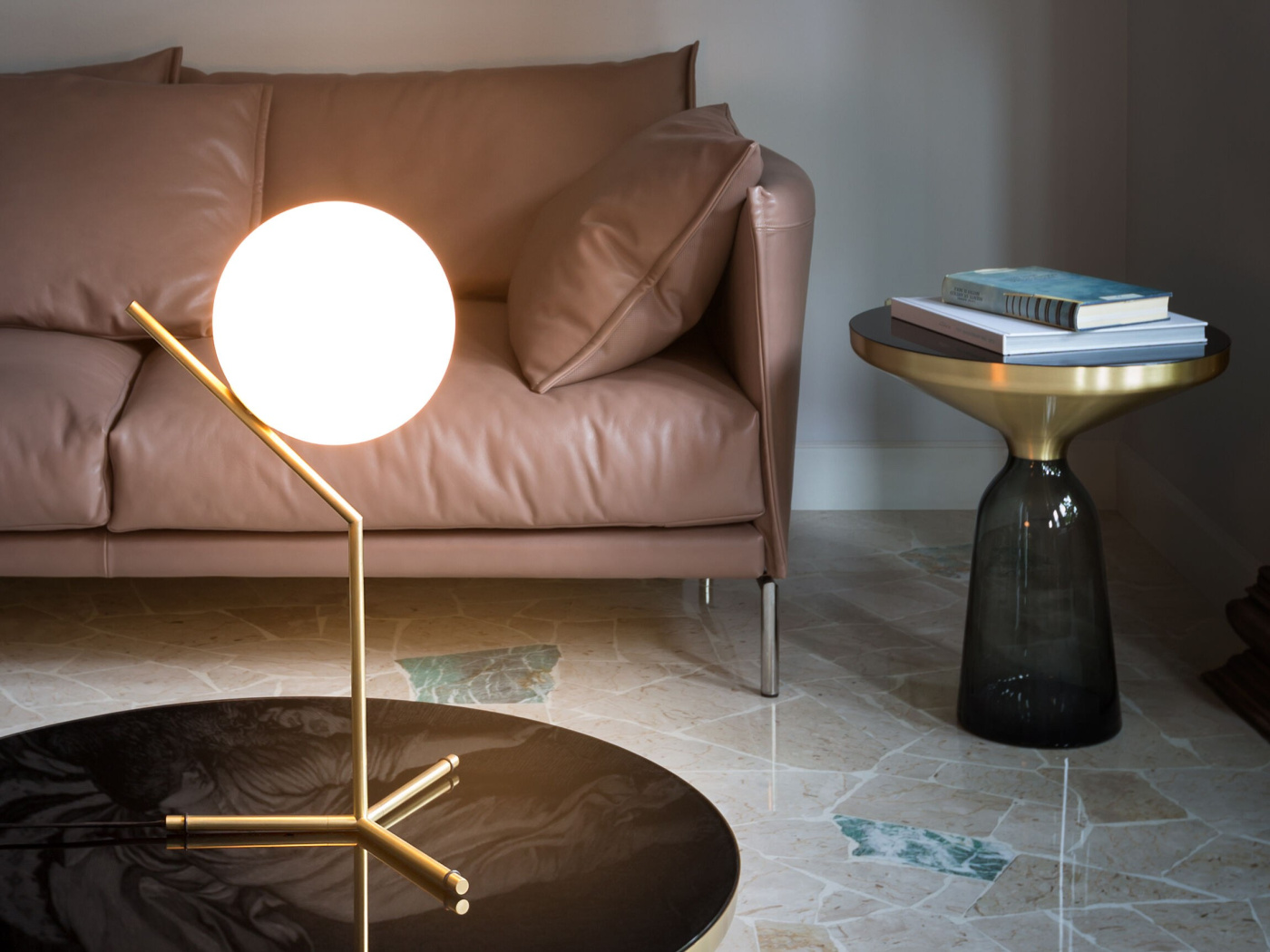 Ic t1 high brass table anastassiades flos 02