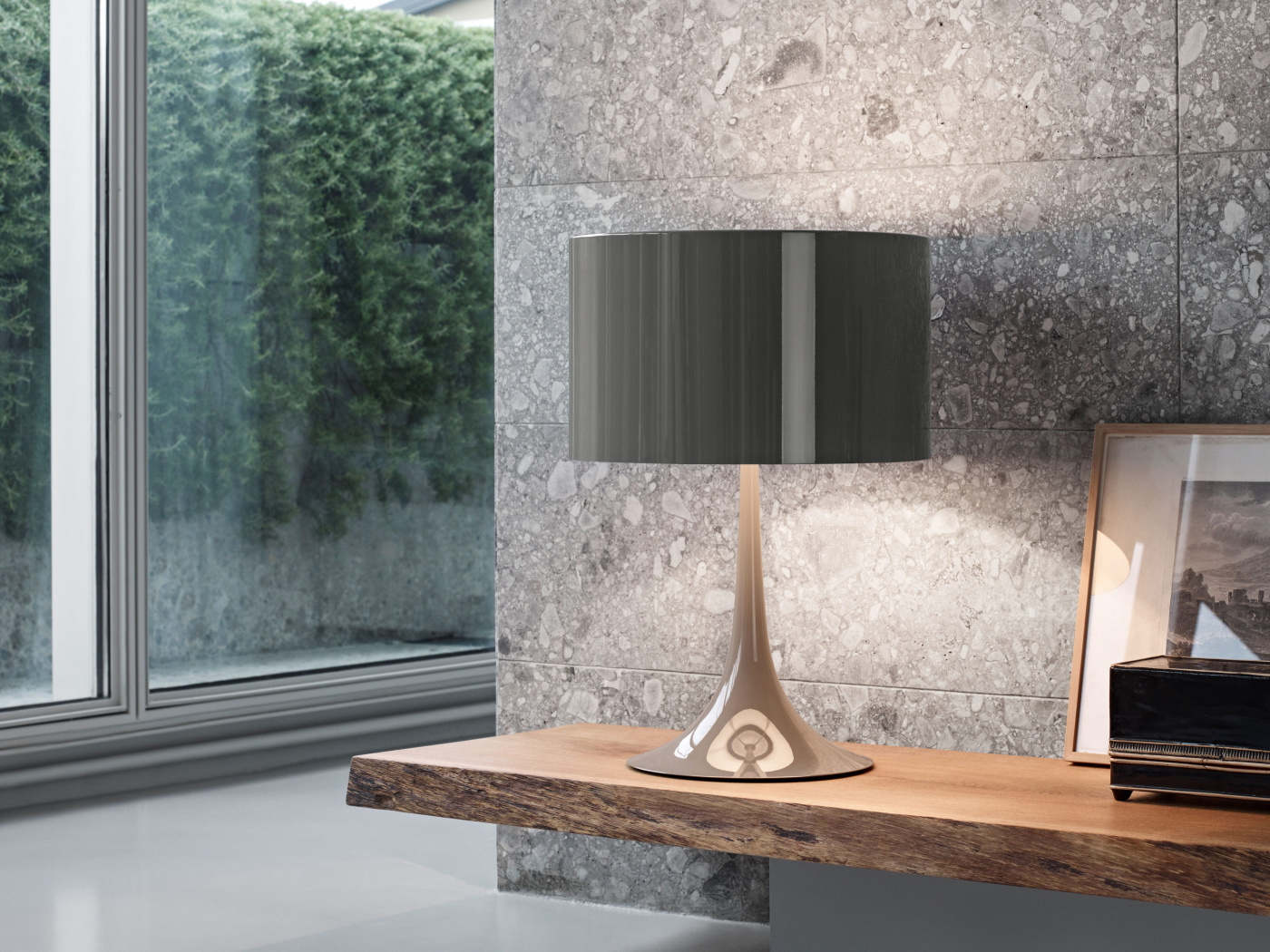 Spun light t1 black table wrong flos 01