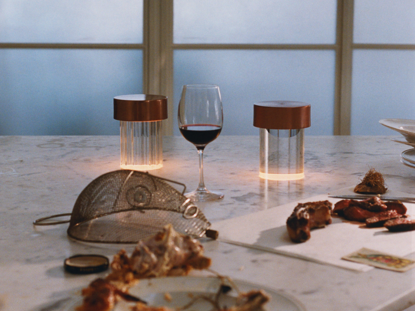 Last order clear polished brass table anastassiades flos 02