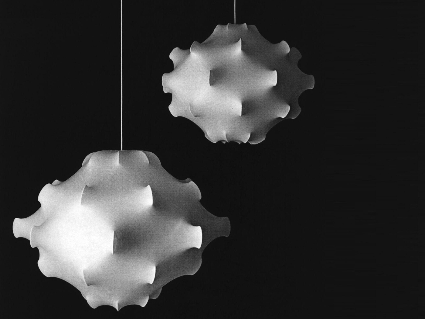Taraxacum 1cocoon white suspension castiglioni flos 01