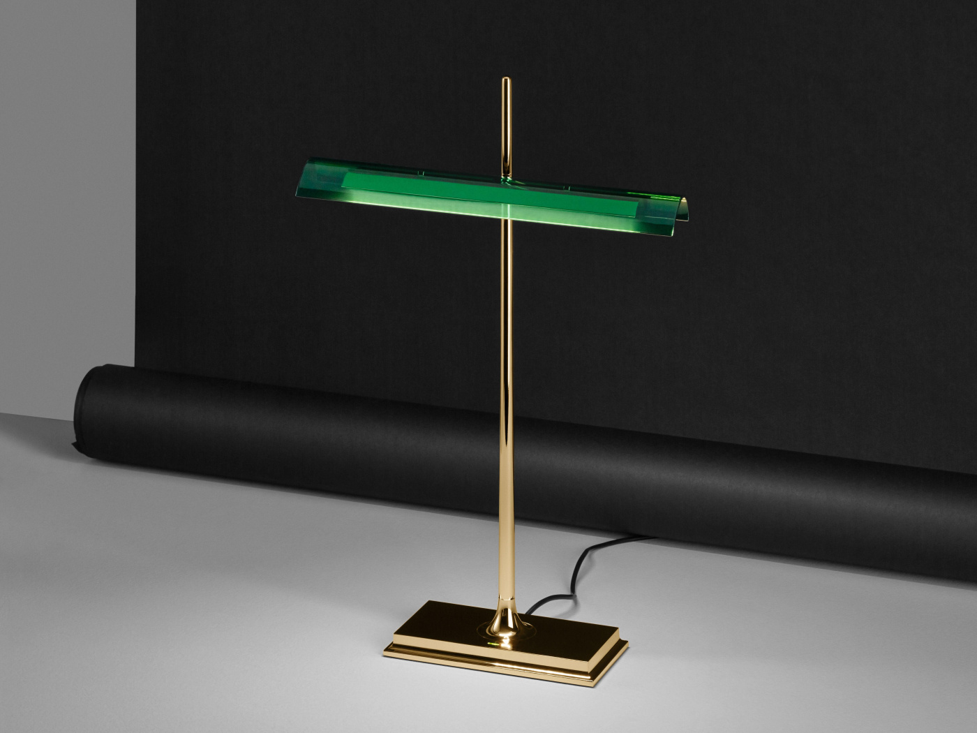 Goldman brass green table gilad flos 03