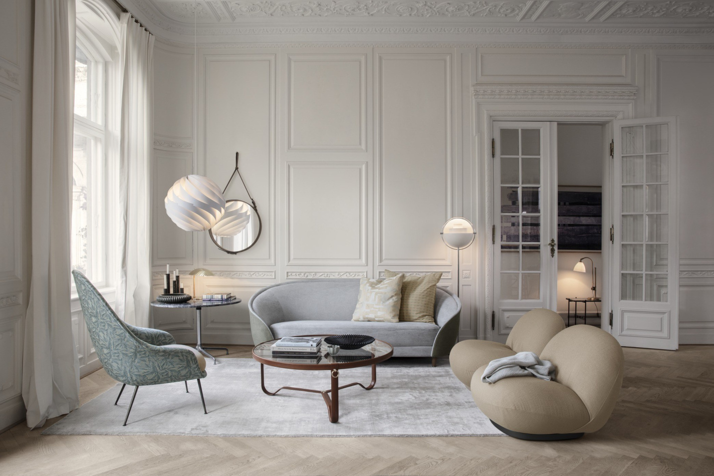 Coco Dining Chair GUBI2 0 Dining Table Semi Pendant FA33 Wall Mirror TS Console 02 1