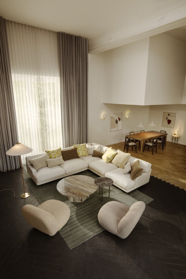 Flaneur Sofa Fully Upholstered 3 Seater