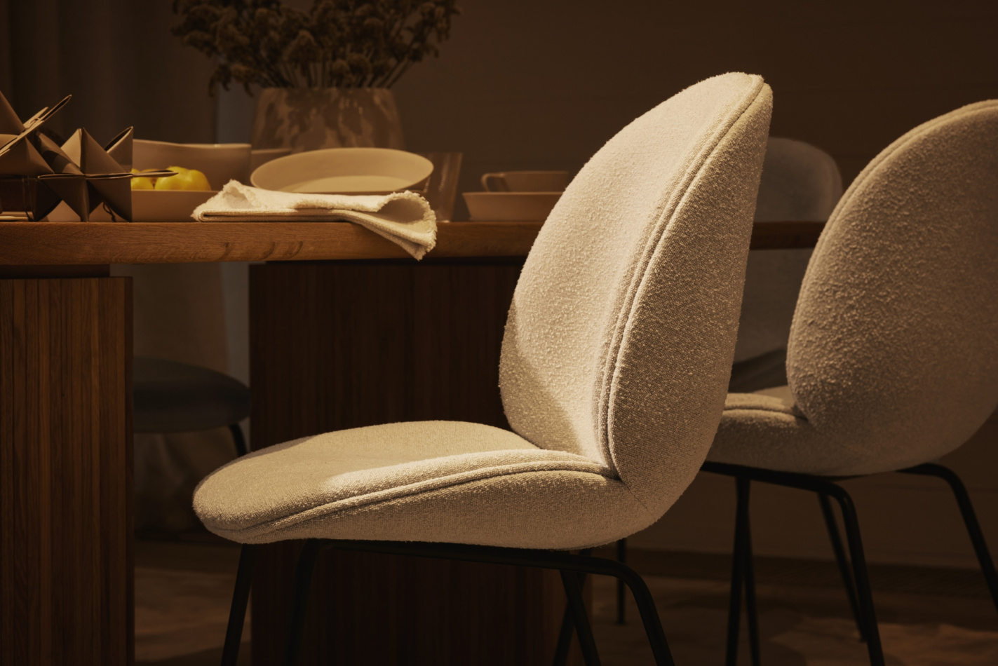 Beetle Bat Capsule Collection 9602 Floor Lamp Flaneur Sofa Beetle Dining Chair Grashoppa Floor Lamp Bat Dining Chair Moon Dining Table Semi Pendant