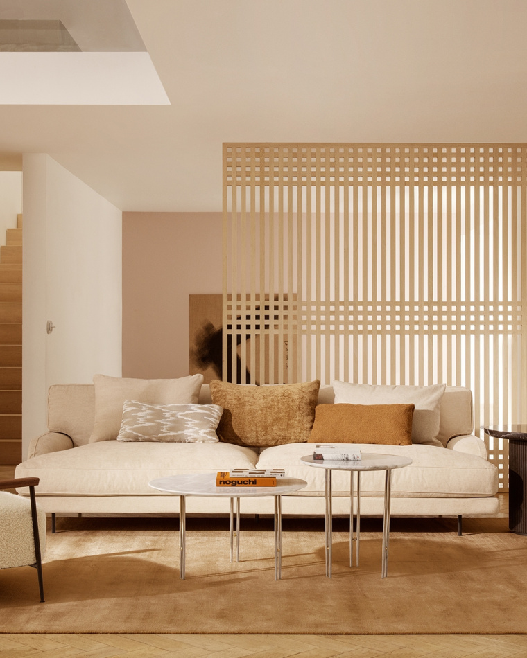 9602 Floor Lamp Pacha Lounge Chair IOI Coffee Table Epic Coffee Table Flaneur Sofa Cobra Wall Lamp On